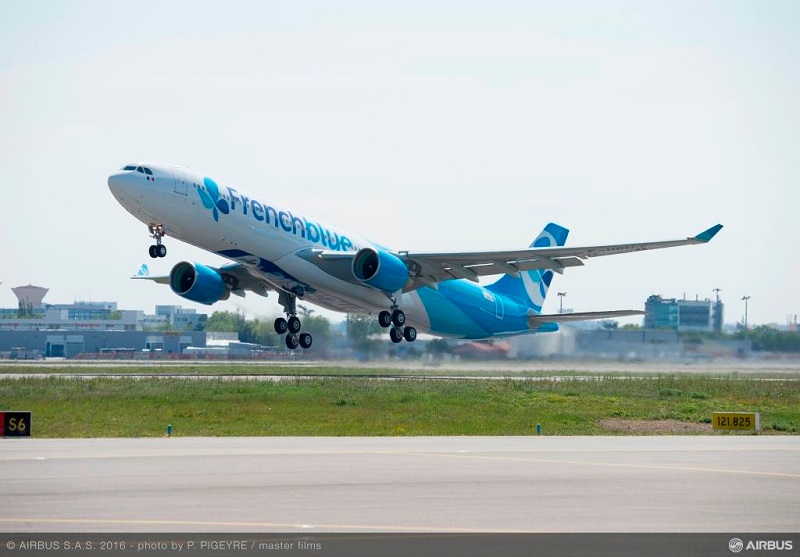 French Blue a ouvert les ventes de ses vols Paris - Punta Cana et a dévoilé sa politique tarifaire Airbus SAS 2016 Photo by P. Pigeyre / Master Film