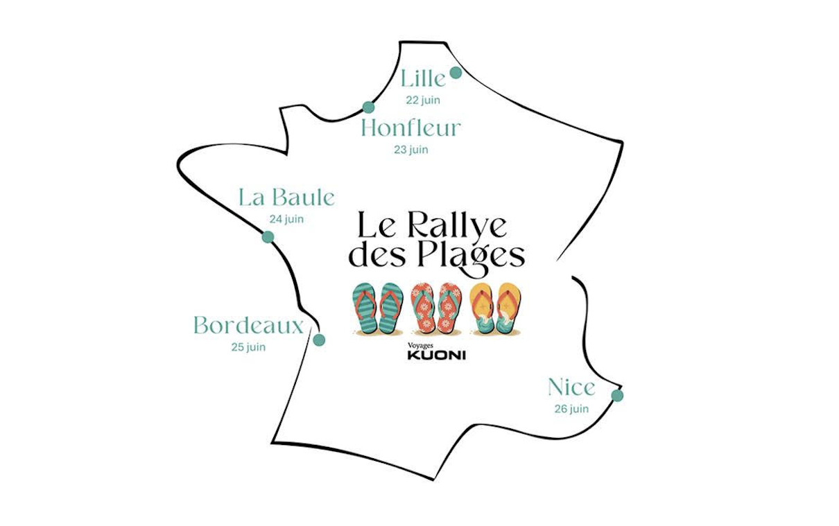 Kuoni embarque ses partenaires pour un Rallye des Plages au fil de l’eau - Image : Kuoni