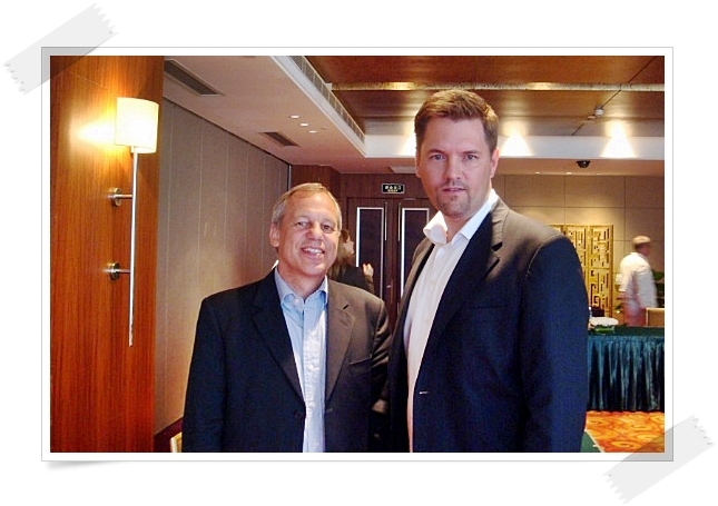 Axel Hilgers, Directeur Lufthansa France et Arved von zur Muehlen, directeur Chine