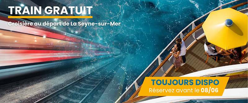 Train gratuit au départ de Paris & Lyon © Costa Croisières