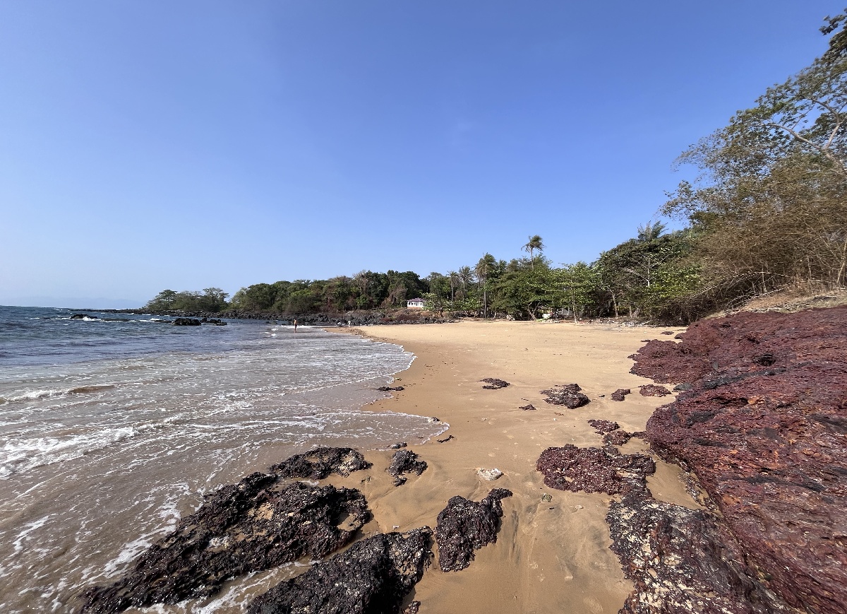 La plage de Turtle Bay à Dublin, sur les Banana Islands, au large de Kent, en Sierra Leone. - photo PB