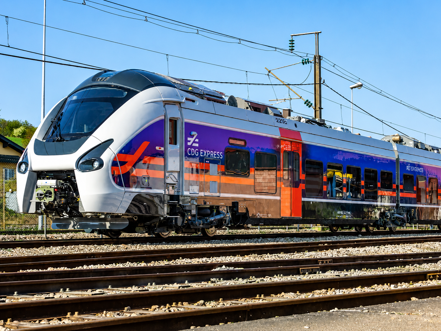 La liaison reliera Paris-Gare de l’Est à l’aéroport Paris-Charles-de-Gaulle en 20 minutes à partir du 28 mars 2027.     Photo: CDG Express