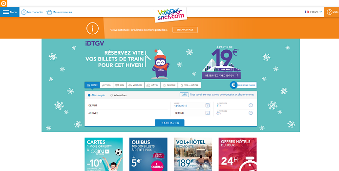 Voyages-SNCF signe un accord de distribution avec Eurolines et isilines - Capture d'écran