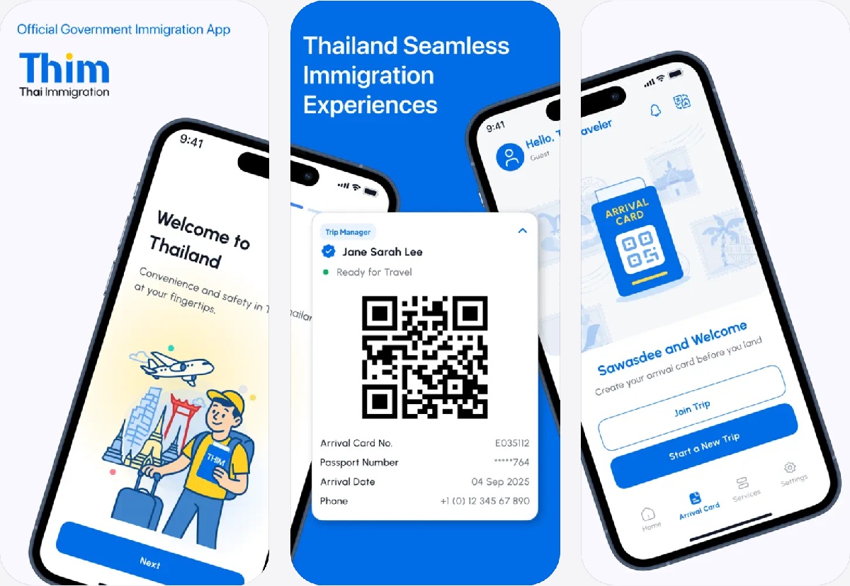 Thaïlande : que sait-on de THIM, la nouvelle appli pour les voyageurs annoncée pour octobre 2026 ? - Photo Appli ios