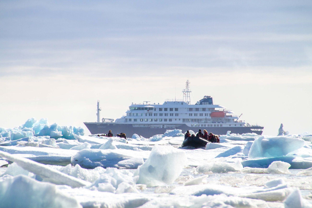 Le M/V Hondius reprendra son activité « avec les normes de sécurité et de préparation opérationnelle les plus élevées possibles » ©Franklin Braeckman - Oceanwide Expeditions