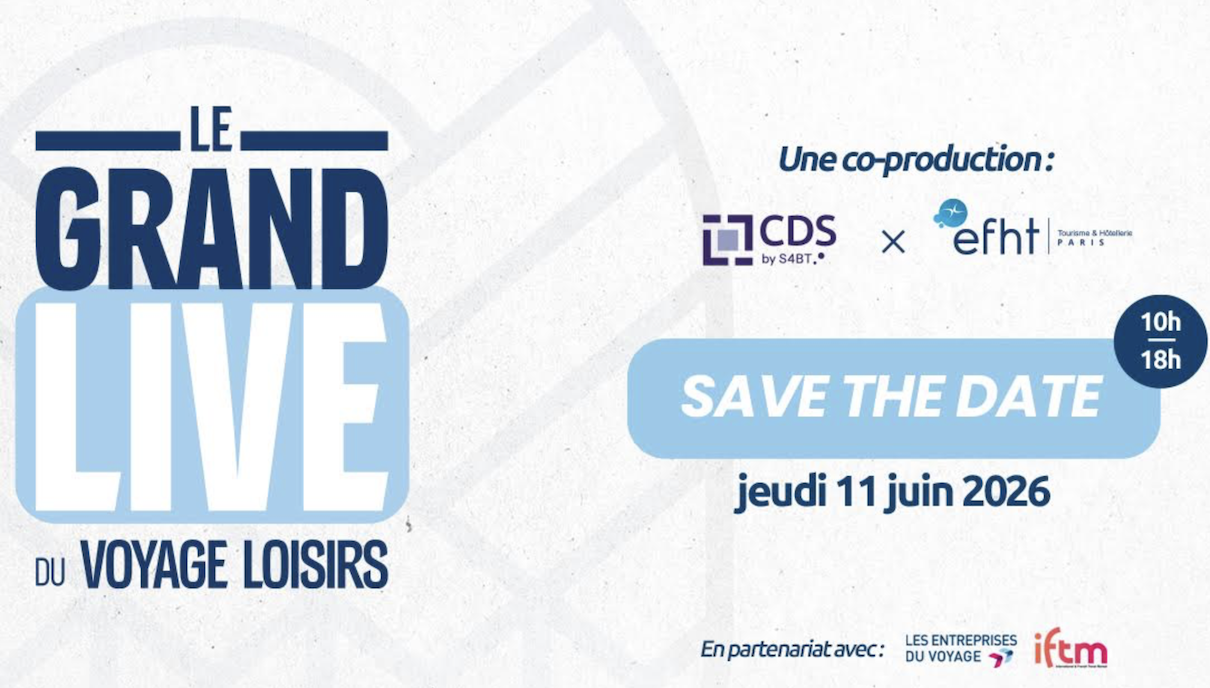Le Grand Live du Voyage Loisirs : rendez-vous jeudi 11 juin 2026 - Image CDS