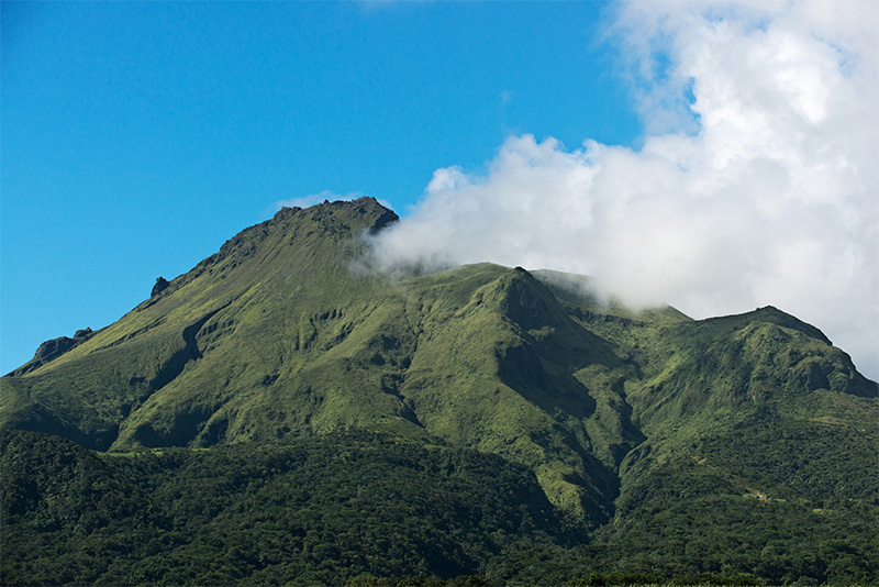 La Montagne Pelée, inscrite au Patrimoine Mondial de l’Humanité © CMT D. Giral