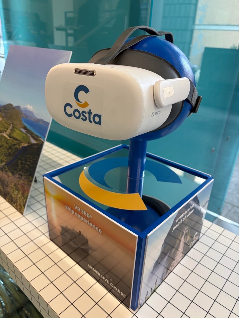 Casque VR © Costa Croisières
