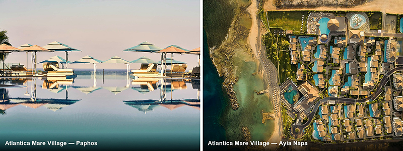 Atlantica Mare Village 5* LUXE : signature contemporaine à Paphos (distribution exclusive Creative Tours sur le marché français) et à Ayia Napa © Atlantica Hotels & Resorts