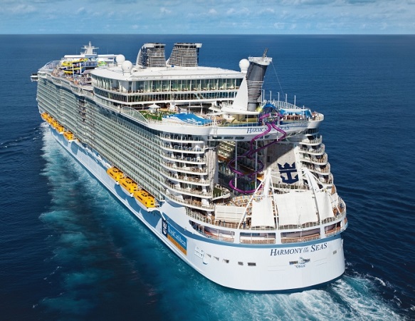 L'Harmony of the Seas peut transporter plus de 6 000 passagers et 2 300 membres d'équipage - Photo : Royal Caribbean International