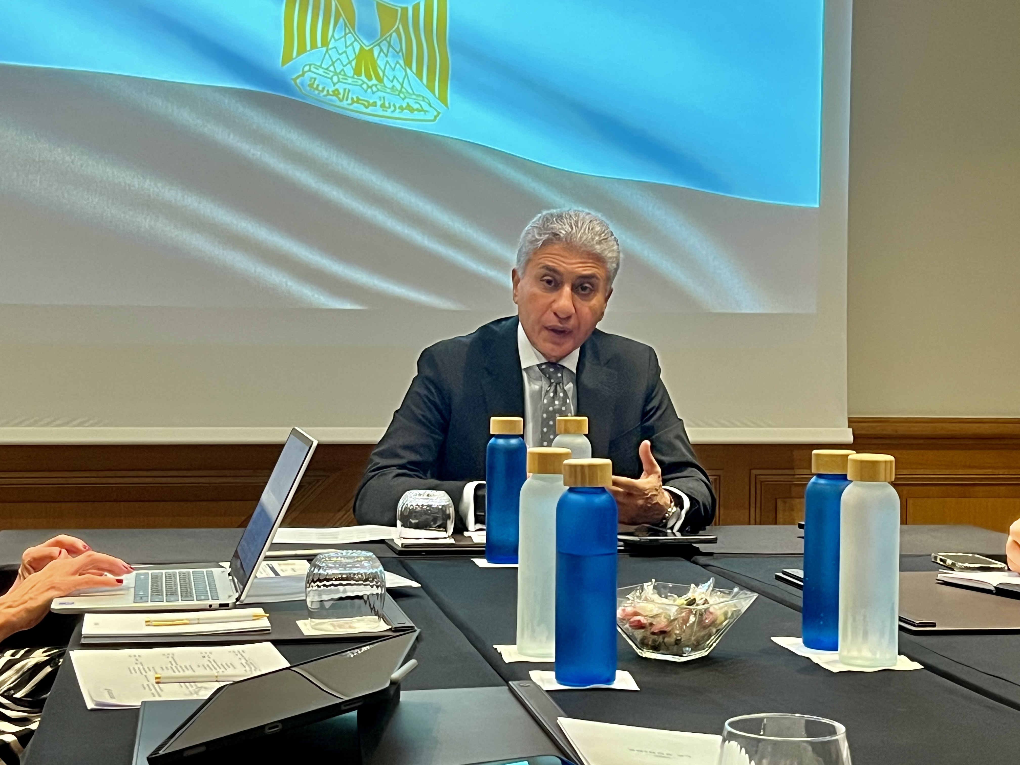 Sherif Fathy, ministre du tourisme et des Antiquités de l’Egypte - Photo : PB