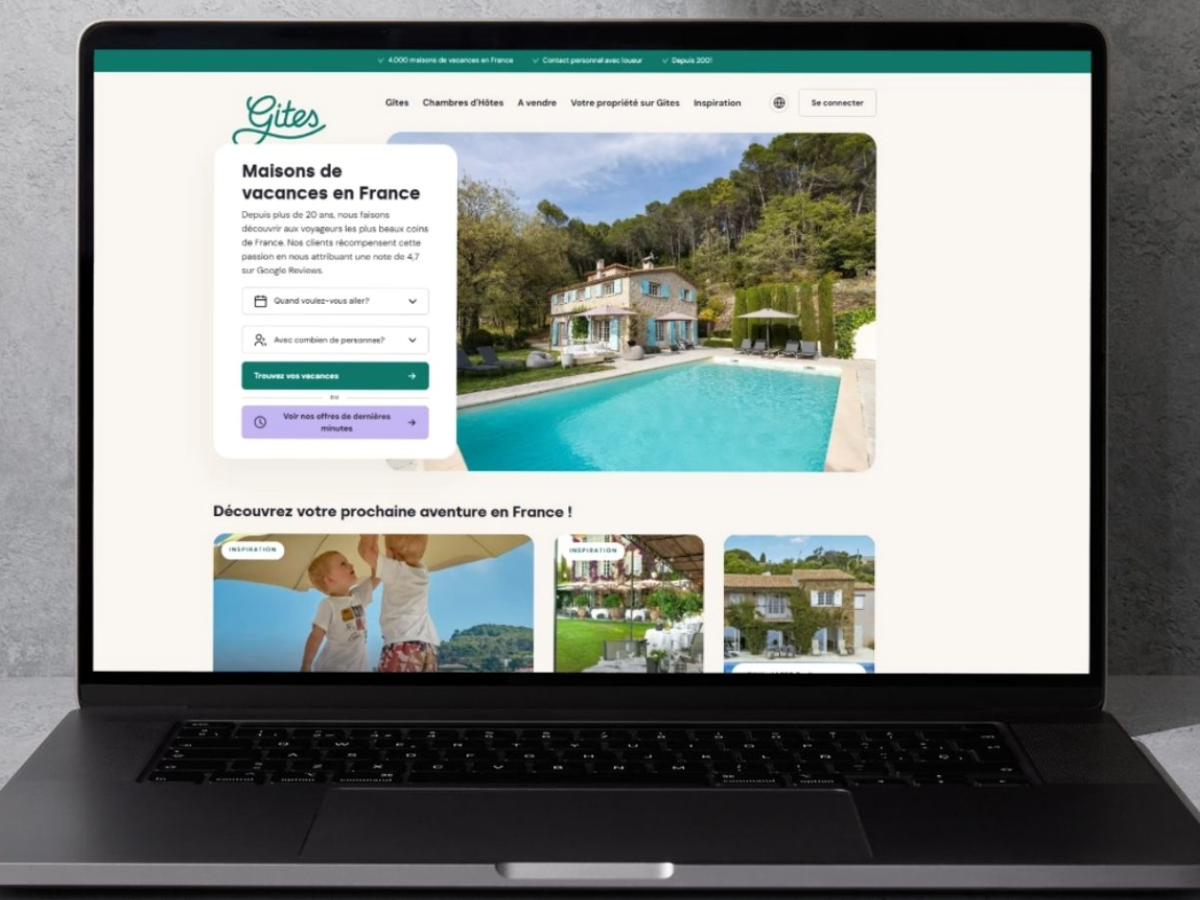 Holidu renforce sa présence sur le marché français de la location de vacances avec l'acquisition de Gites.com, portail spécialisé auprès des voyageurs belges et néerlandais. Photo: Holidu
