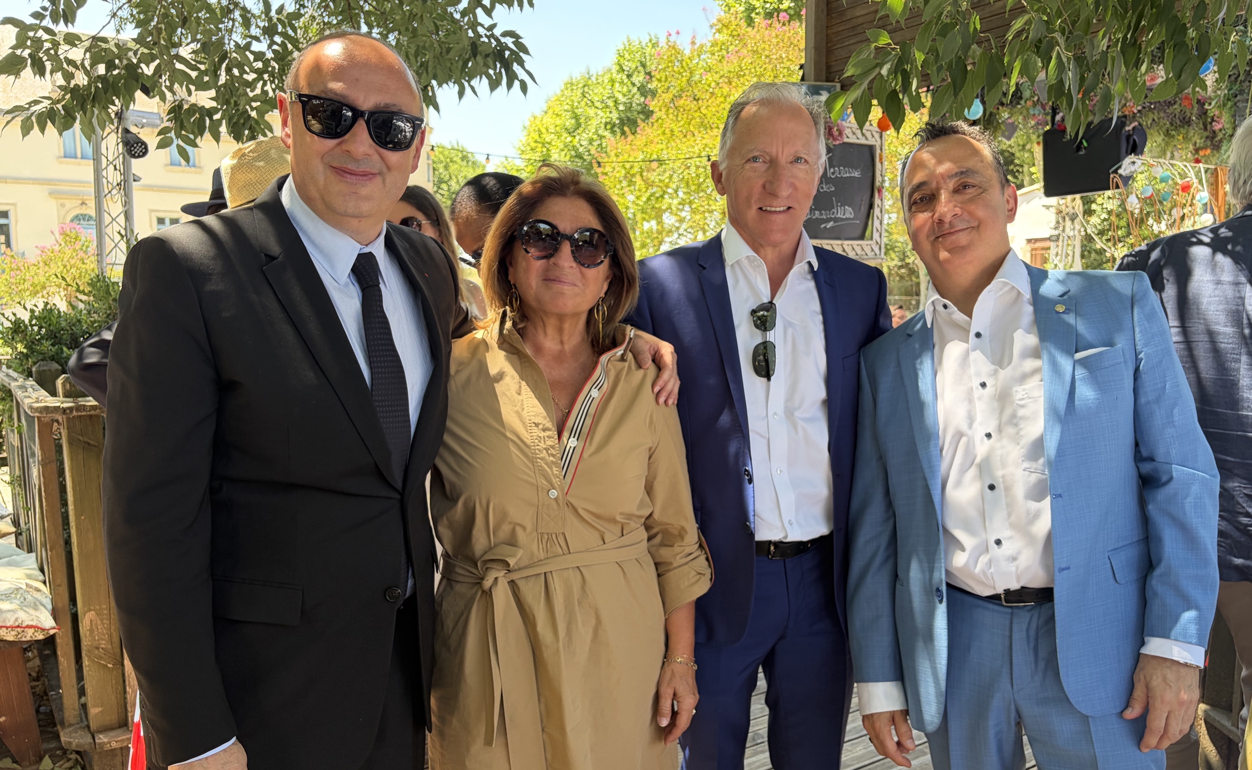 De gche à dte : Laurent Abitbol, Valérie Boned (pte EDV), J.-N. Lefeuvre, ancien DG Selectour et Emannuel Toromanoff, secrétaire général APST. (crédit JDL)