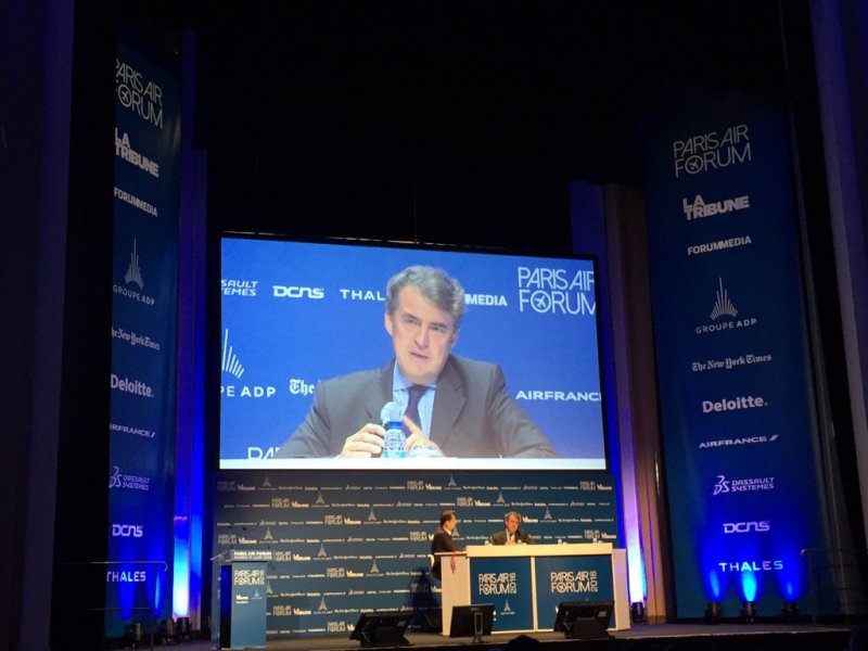 Alexandre de Juniac au Paris Air Forum - DR Jean-Charles Tréhan