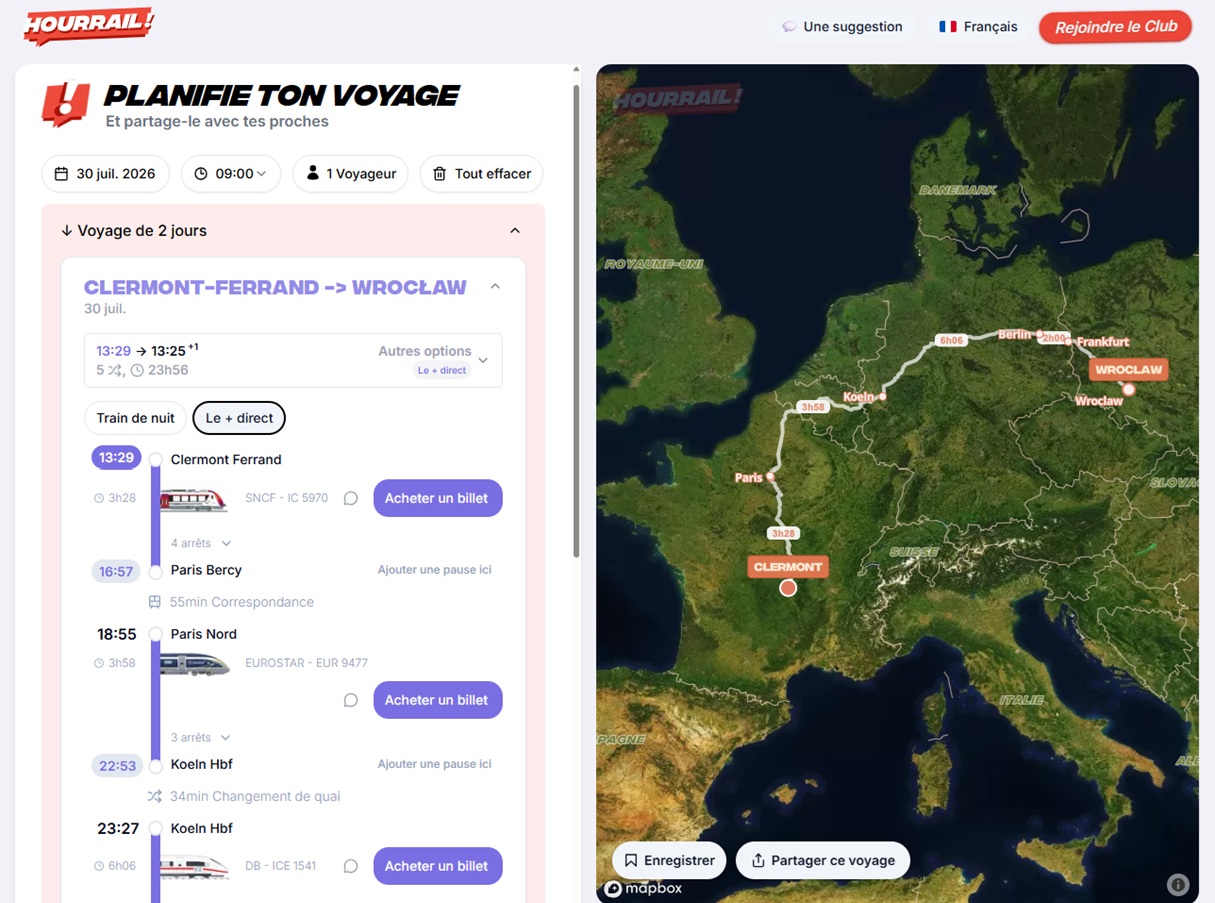 L’outil était réservé aux membres du Club Hourrail ! - DR