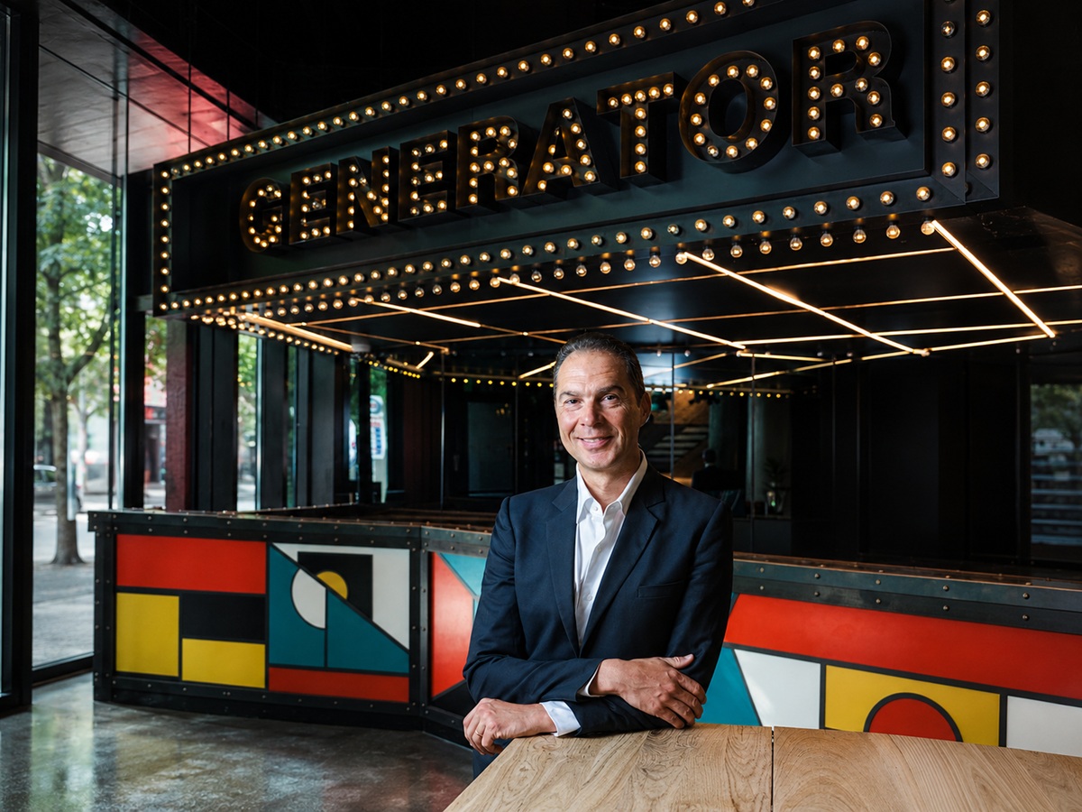 Xavier Mufraggi, nouveau PDG de Generator - Photo : Generator, Tatjana Reid