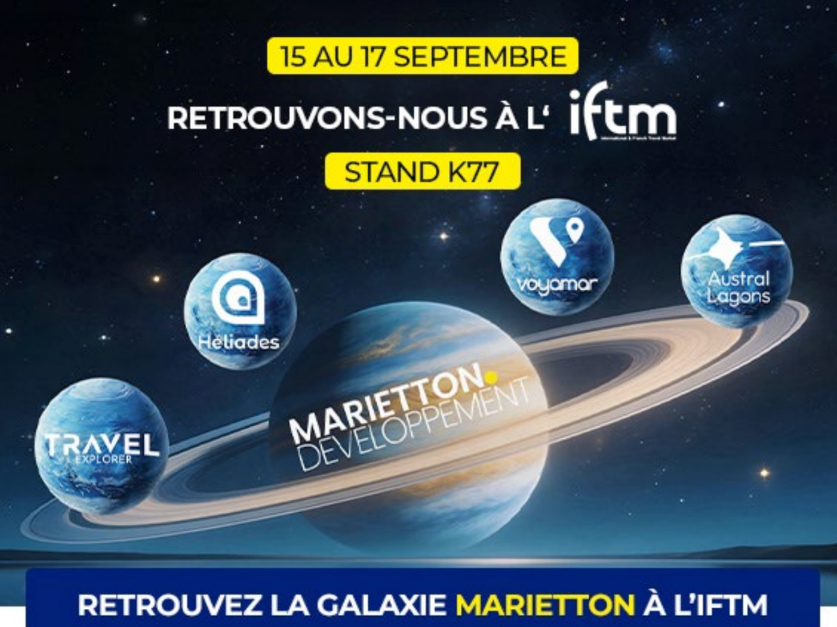 Les tour-opérateurs de Marietton Développement présents sur l'IFTM du 15 au 17 septembre      Photo: Marietton Développement