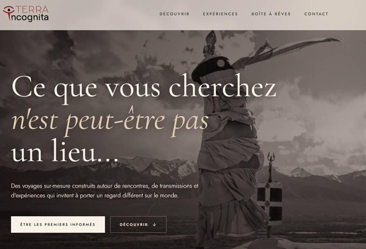 Les Compagnies du Voyage font renaître la marque Terra Incognita - Capture écran