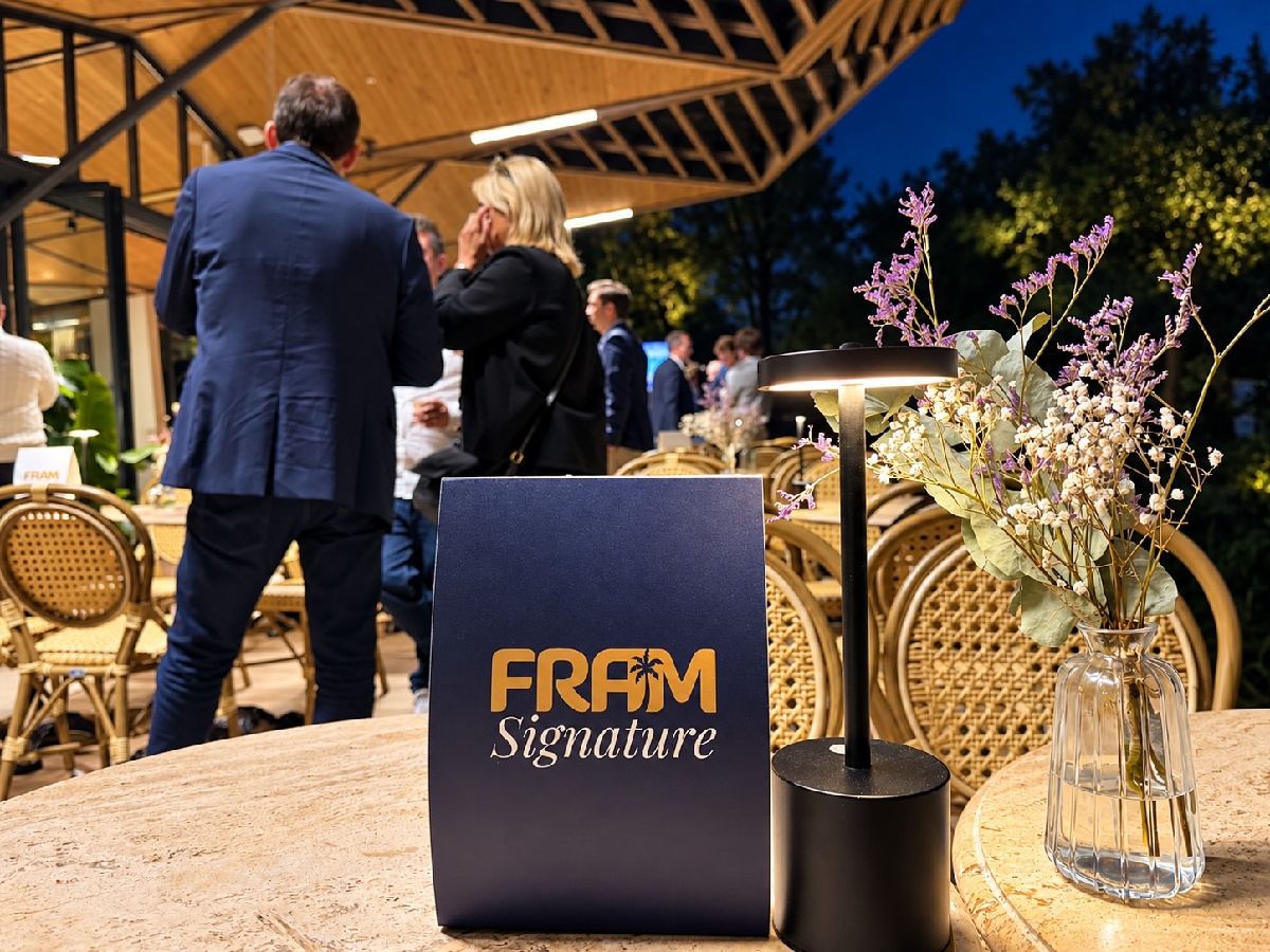 FRAM a présenté son concept FRAM Signature lors d'une soirée au Hangar Y, à Meudon, en présence de Mangia’s - Photo AB