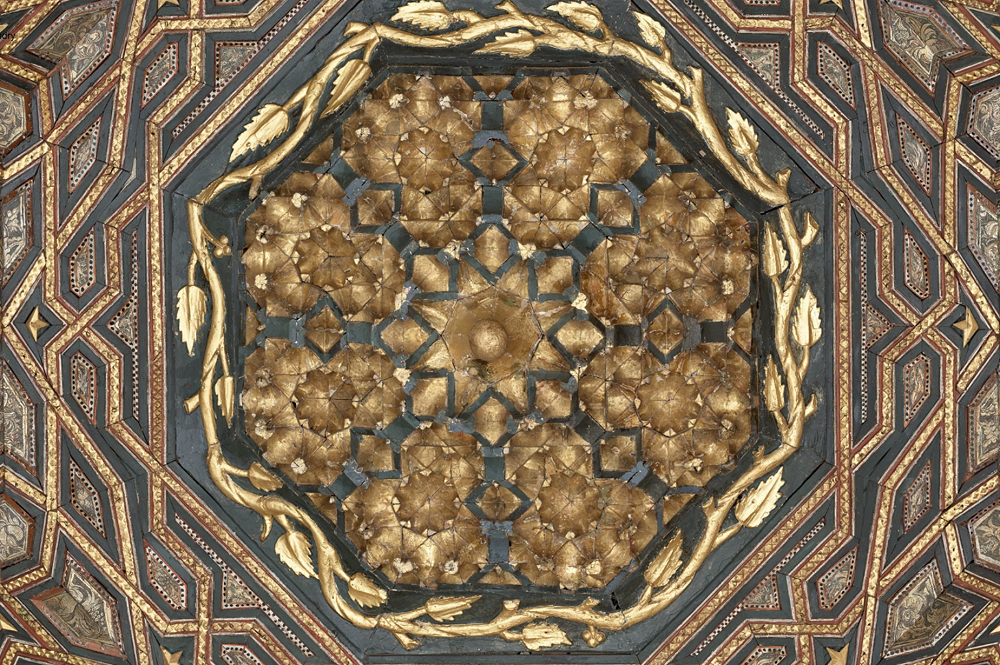 L'Art Camera permet de voir les détails du plafond Mudejar du château de Valladry (c) Institut culturel de Google