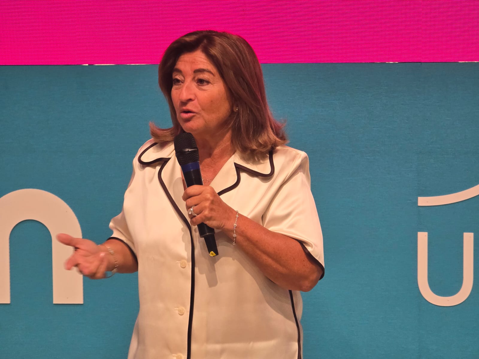 Valérie Boned, présidente des Entreprises du Voyage, présidente d'honneur du salon et présidente de la CAT - photo CE