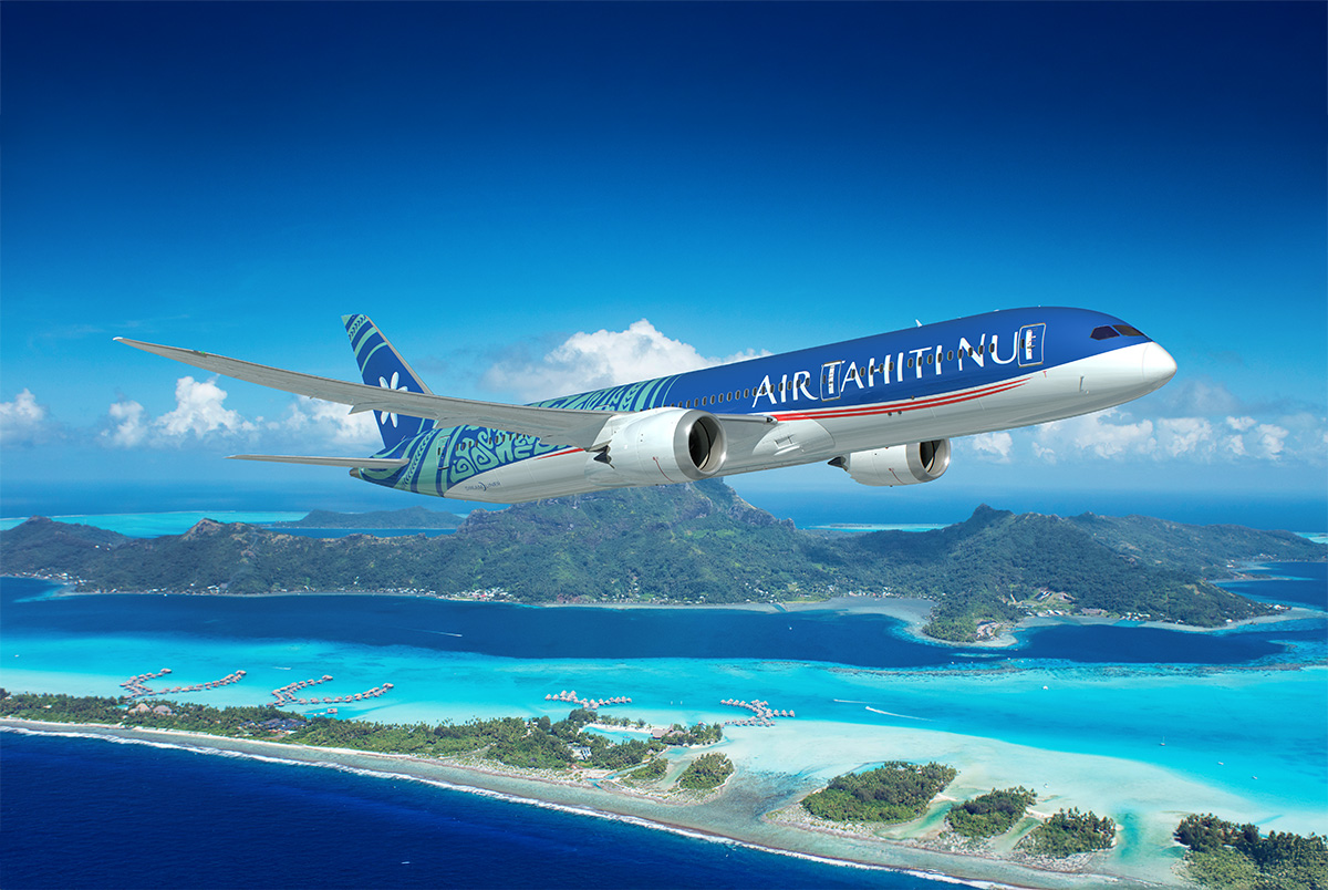 Le Tahitian Dreamliner 787-9 d’Air Tahiti Nui © Gregoire Le Bacon