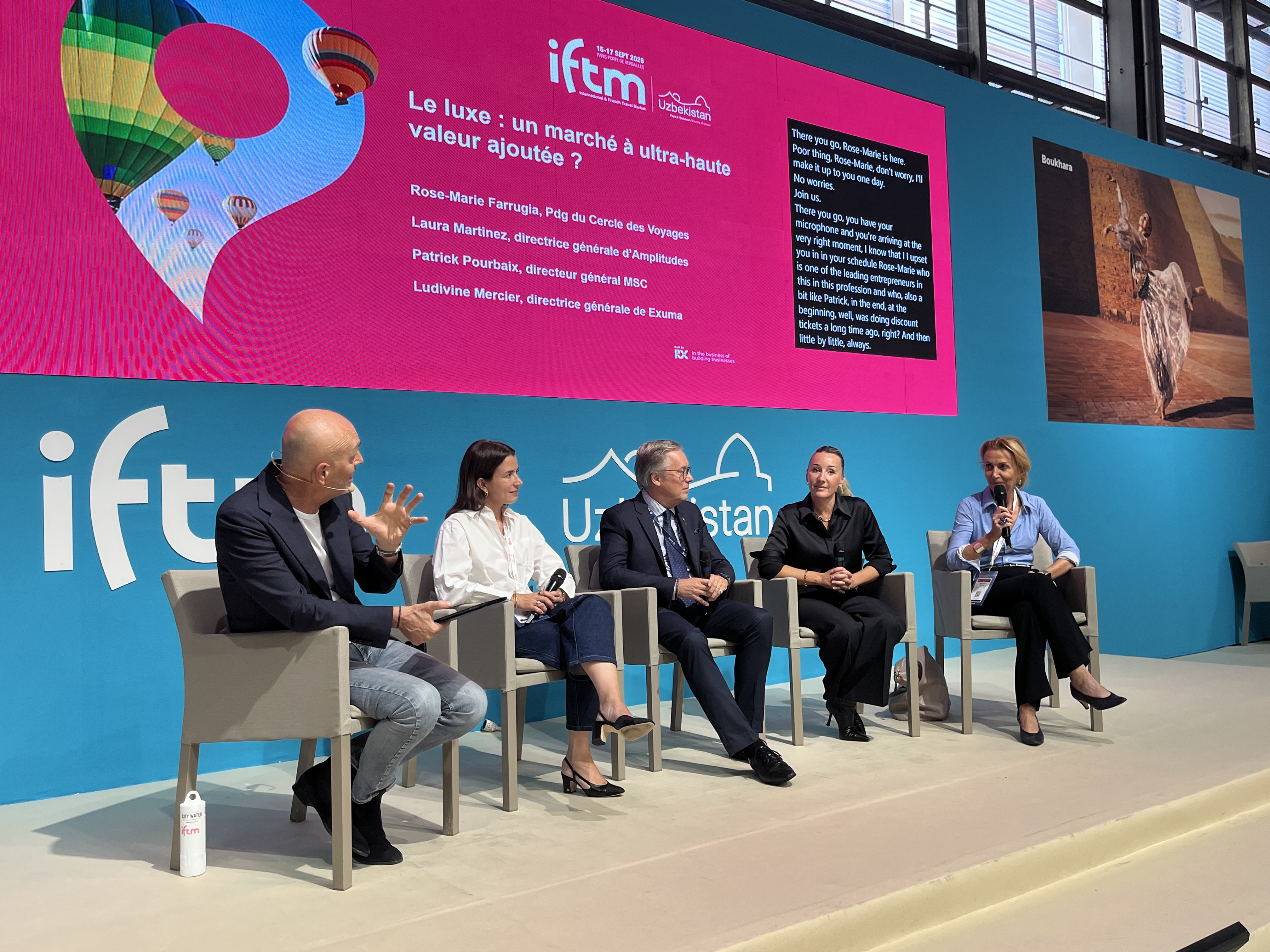 De g. à d. : François-Xavier Izenic, Laura Martinez, Patrick Pourbaix, Ludivine Mercier et Rose-Marie Farrugia © PB,
