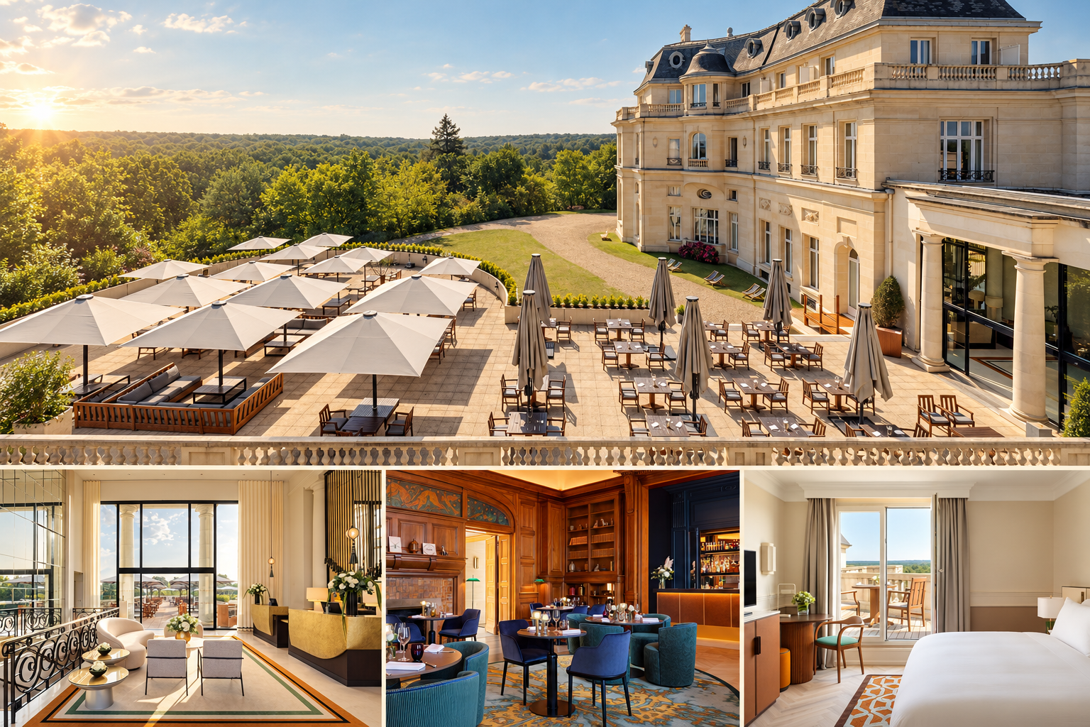 Au château Mont Royal, des ambiances plus modernes, un cachet préservé - Photo : Hôtel Mont Royal Chantilly Intercontinental
