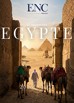 Consultez notre catalogue © ENC TRAVEL - Visuel de fond généré par IA