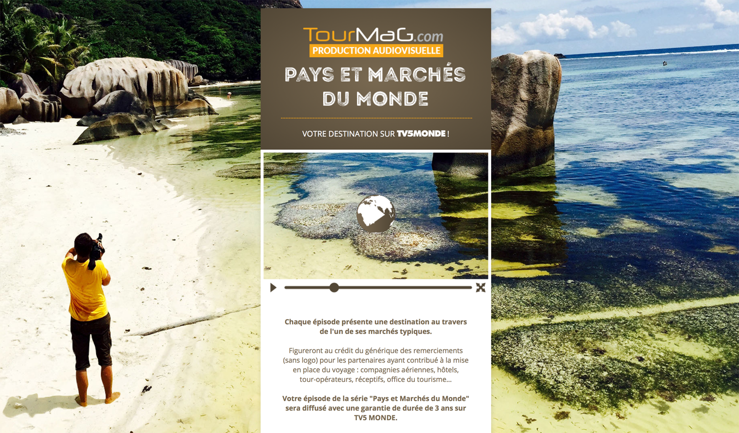 Pays et Marchés du Monde : la petite série magazine qui monte... à la télé !