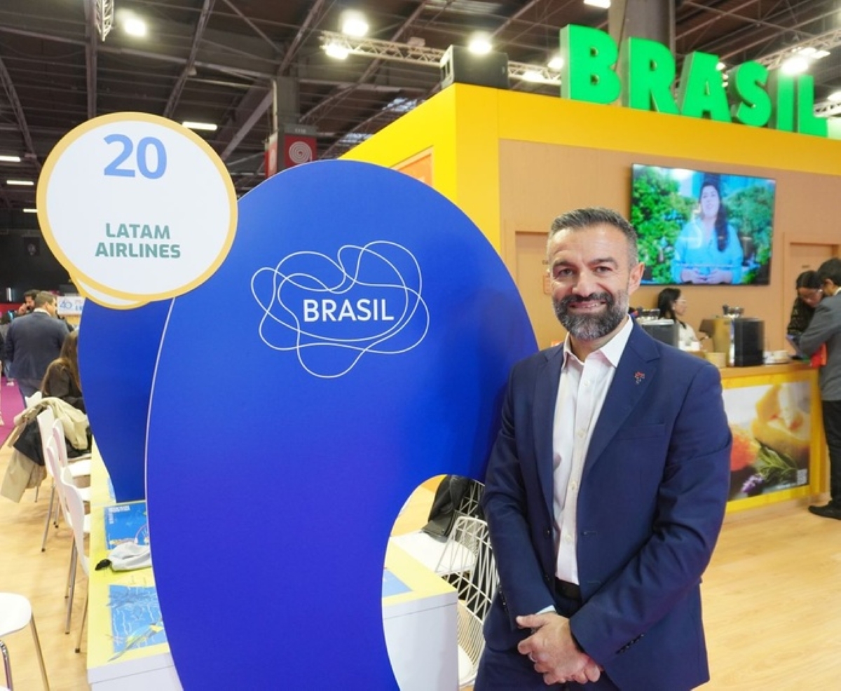 Davide Ioppolo,  directeur commercial de LATAM Airlines pour le Royaume-Uni, la France, l'Allemagne et l'Italie. Photo : C.Hardin