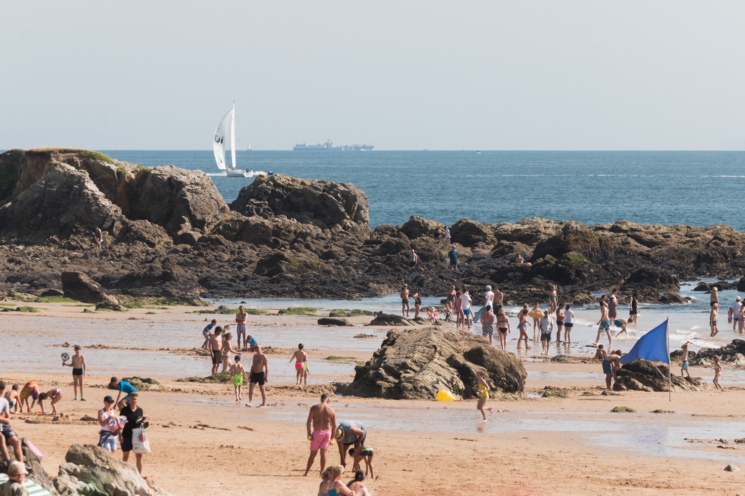 La plage de la Govelle en Loire-Atlantique. © Jérémy Jehanin