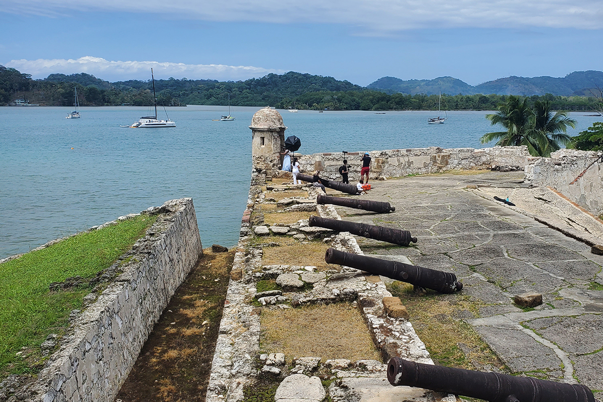 Depuis les remparts du fort San Lorenzo, entre forêt tropicale et mer des Caraïbes © Terra Panama