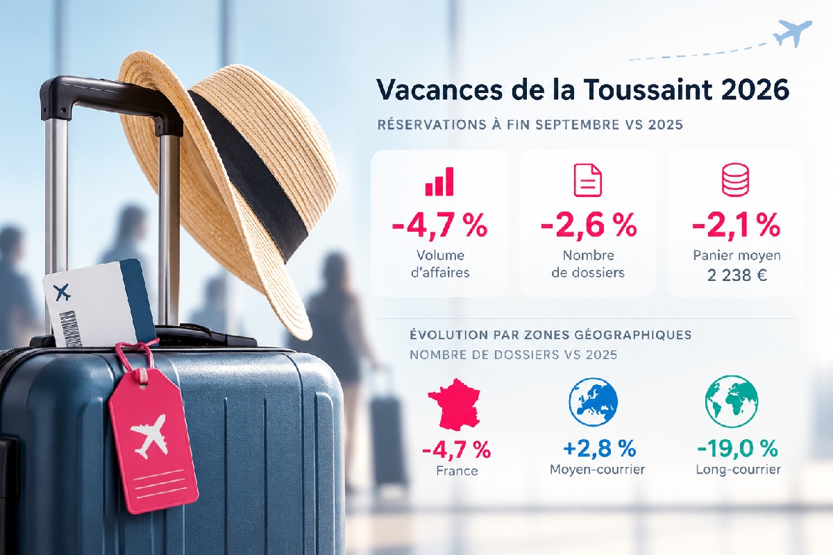 Baromètre EDV - Orchestra : les vacances de la Toussaint en retard fin septembre - Image généré par IA GPT