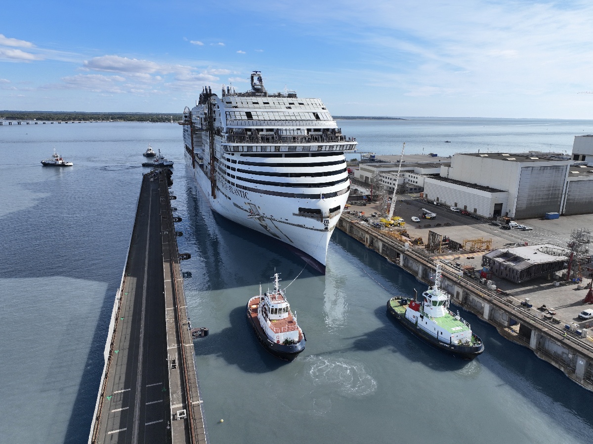 MSC World Atlantic, le nouveau paquebot de MSC Croisières a été mis à l’eau - Photo Start Production