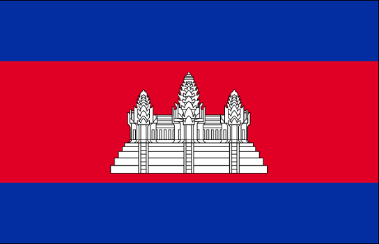 Drapeau du Cambodge - DR : Wikipedia