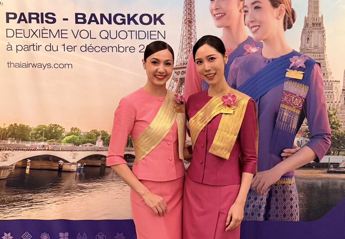 THAI Airways: 2nd daily frequency departing from Paris and rising in range!