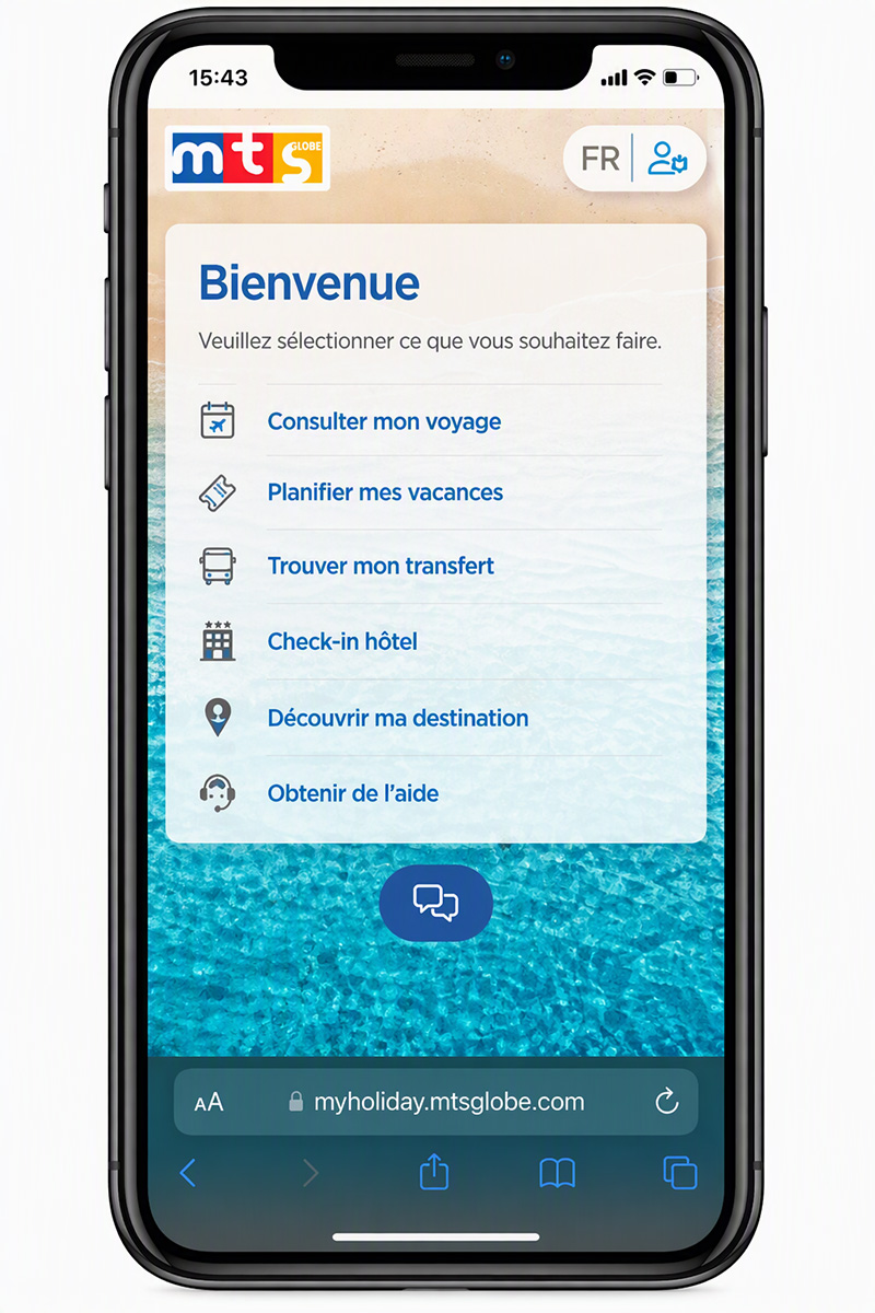 MyHolidayApp © MTS Globe