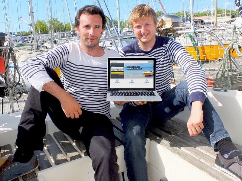 Laurent Calando et Nicolas Cargou, cofondateurs de SamBoat (c) SamBoat