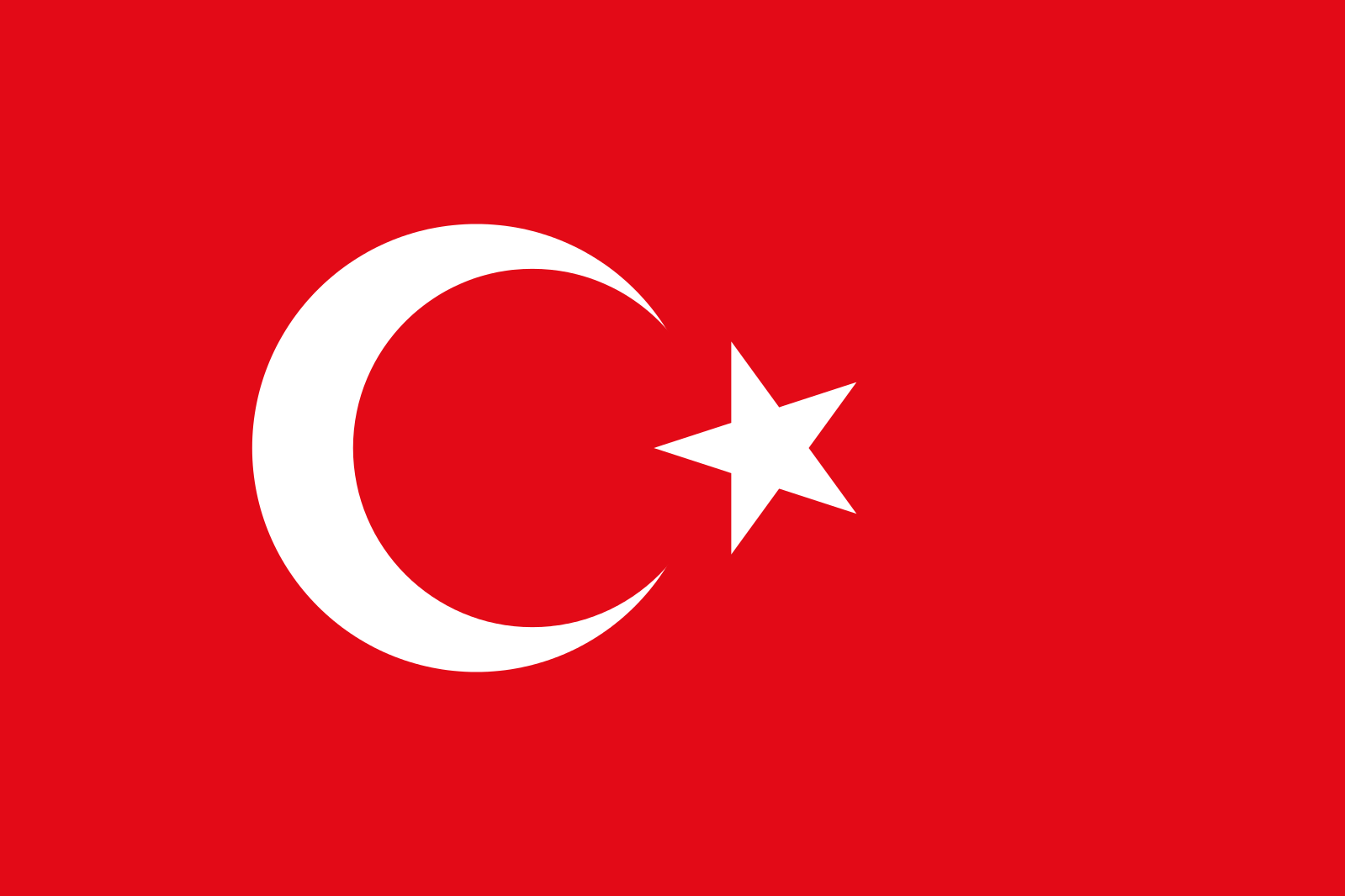 Drapeau de la Turquie - DR Drapeau de la Turquie - DR