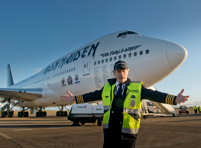 Le Jumbo Jet pour la tournée D'Iron Maiden - DR