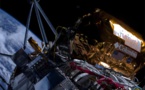 Pour la première fois, une société privée ‘’Intuitive Machine’’, pose sur la surface lunaire ‘’Odysseus’’ son propre véhicule spatial  - Photo X Intuitive Machine