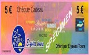 Elysée Tours : incentive et chèques cadeaux