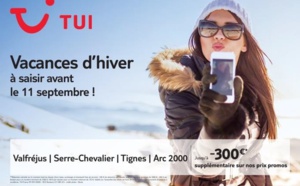 Hiver 2016-2017 : TUI lance une offre spéciale jusqu’au 11 septembre 2016