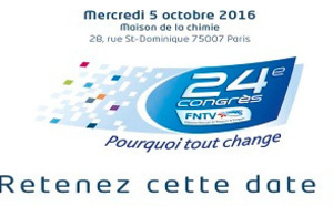 Autocars : la FNTV organise son 24e congrès le 5 octobre 2016 à Paris