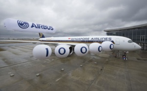 Airbus livre son 10 000ème appareil à Singapore Airlines