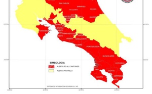 Ouragan OTTO : alerte rouge au Costa Rica, des zones formellement déconseillées