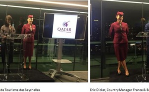 Qatar Airways fête le vol Paris - Seychelles via Doha à la maison de la radio