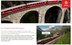 Jeu concours : Suisse Tourisme fait gagner des Travel Pass aux agents de voyages