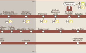 Île-de-France : fortes perturbations sur la ligne H du Transilien